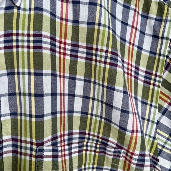 Brooks Brothers Green Plaid Short Sleeve Shirt - Picture 4 of 10
